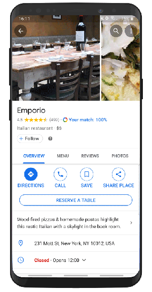 Google Maps review