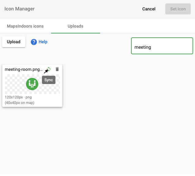 New Sync Feature in MapsIndoors CMS